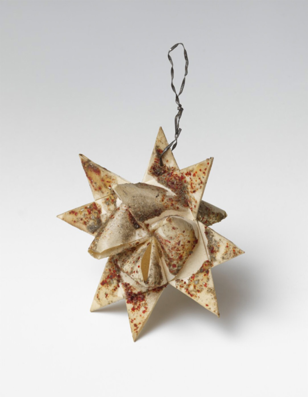 Stern als Weihnachtsbaumschmuck aus Papier